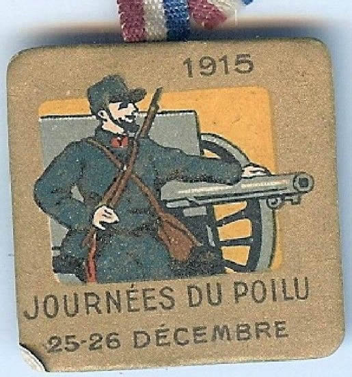 R. Lalique Journees Du Poilu 25-26 Decembre 1915 Pendant