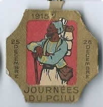 R. Lalique Journees Du Poilu 25-26 Decembre 1915-4 Pendant