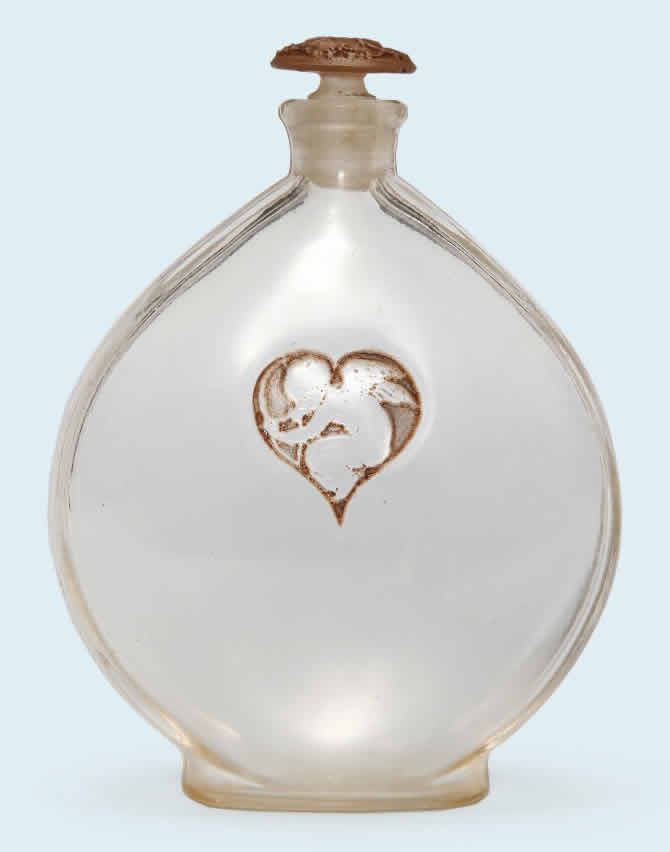 Rene Lalique L'Amour Dans Le Coeur Perfume Bottle