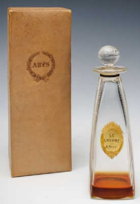 R. Lalique Le Chypre Arys Perfume Bottle