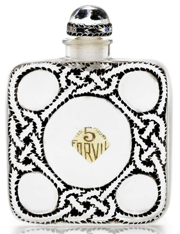 R. Lalique Les 5 Fleurs Perfume Bottle