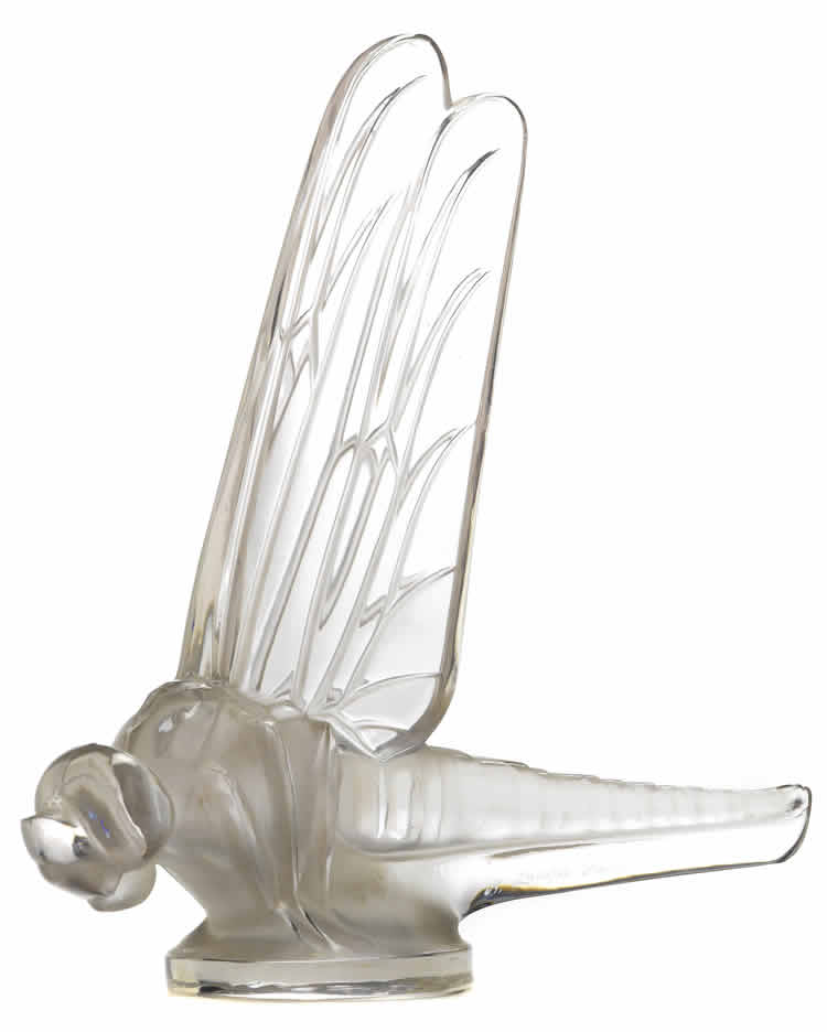 R. Lalique Libellule Grande Car Mascot