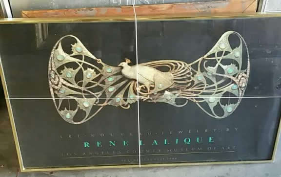 R. Lalique Los Angeles County Museum Poster