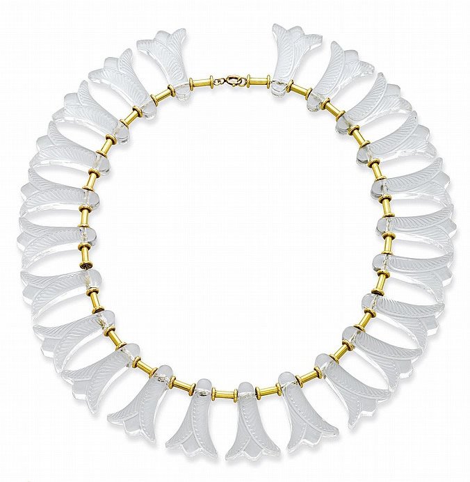 R. Lalique Fuchsias Necklace