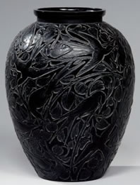 Rene Lalique Martin Pecheurs Vase