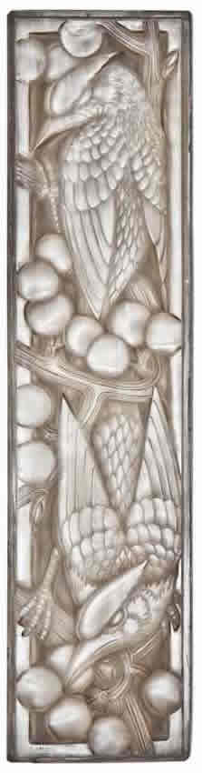 Rene Lalique Panel Merles Et Raisins-2A