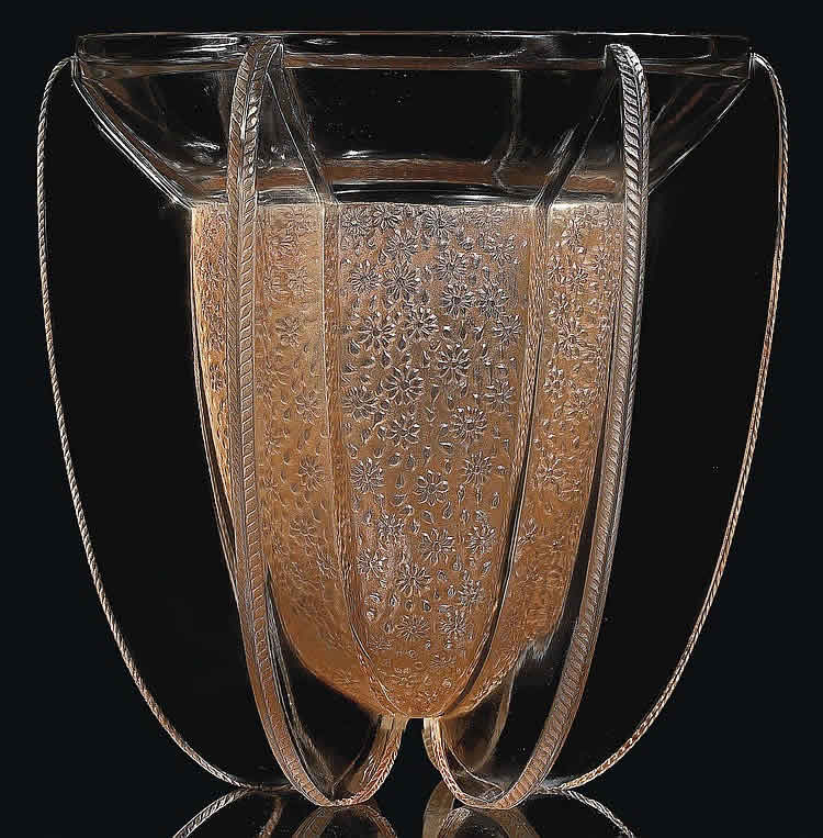 R. Lalique Myosotis Vase
