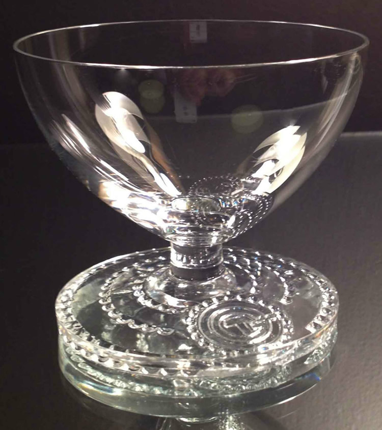 Rene Lalique Normandie Champagne Glass 