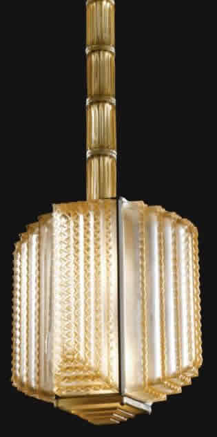 R. Lalique Normandie Chandelier