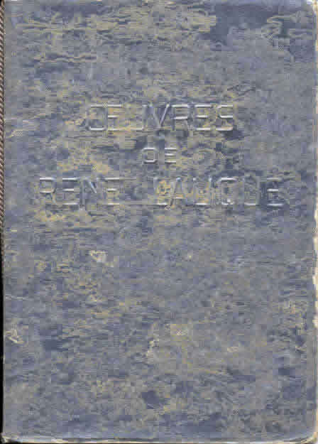 R. Lalique Oeuvres De Rene Lalique Catalogue
