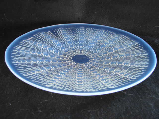 R. Lalique Oursins Plate and Bowl Set