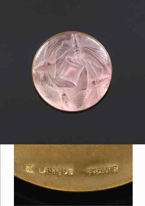 R. Lalique Papillons Brooch