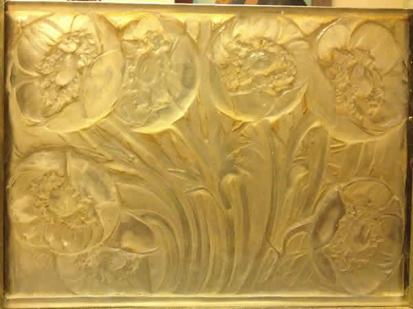 R. Lalique Pavots-2 Panel