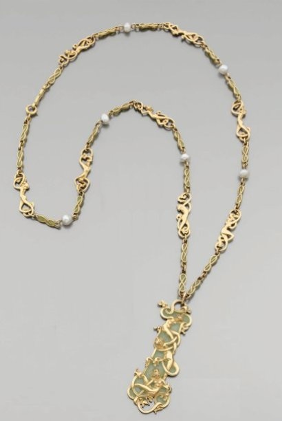 Rene Lalique Femmes D'Or Necklace