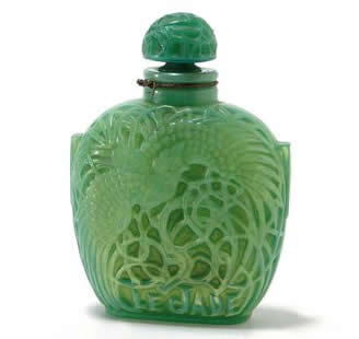 Rene Lalique Perfume Bottle Le-Jade
