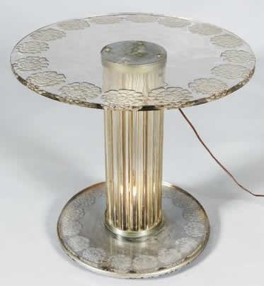 Rene Lalique Pivoines Table