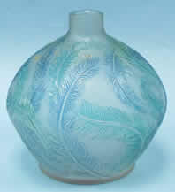 Rene Lalique Plumes Vase