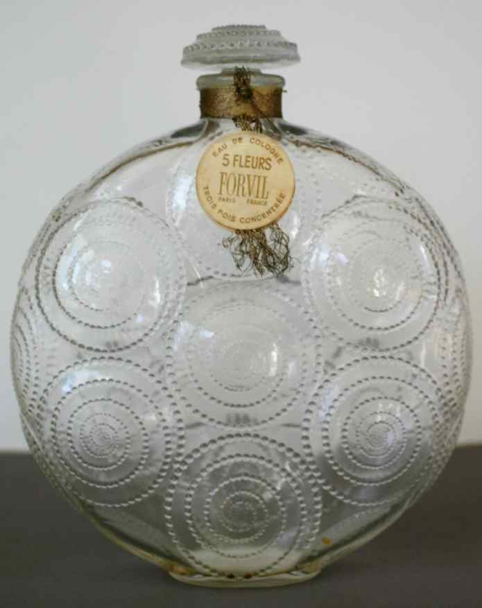 Rene Lalique Relief Perfume Bottle