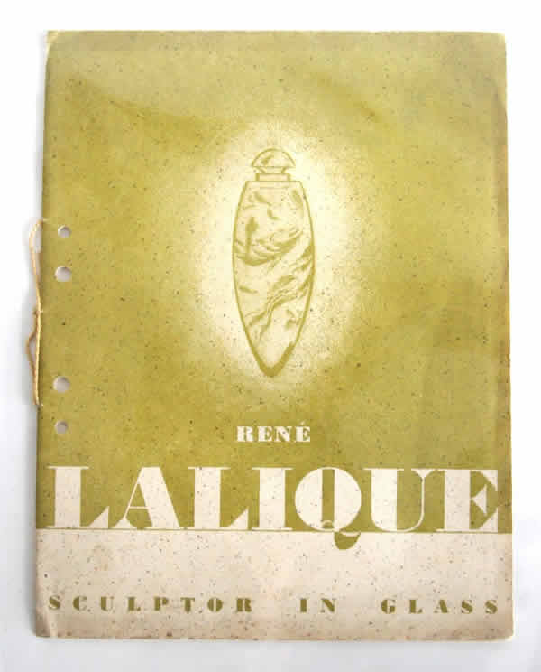Rene Lalique Rene Lalique Sculptor in Glass Exhibition Catalogue