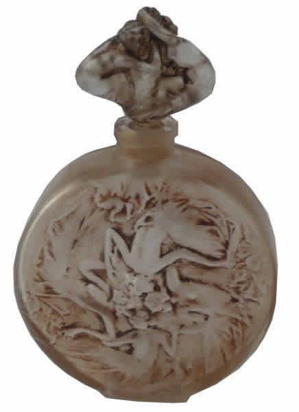 R. Lalique Rosace Figurines Perfume Bottle