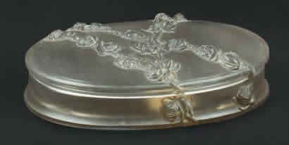 R. Lalique Roses In Relief Box