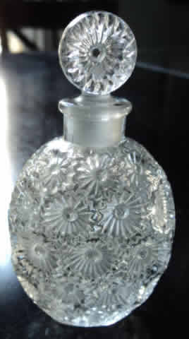 Rene Lalique Rose Perfume Bottle