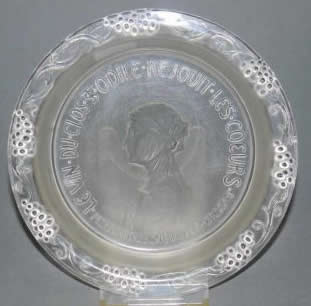 R. Lalique Sainte-Odile Bottle Coaster