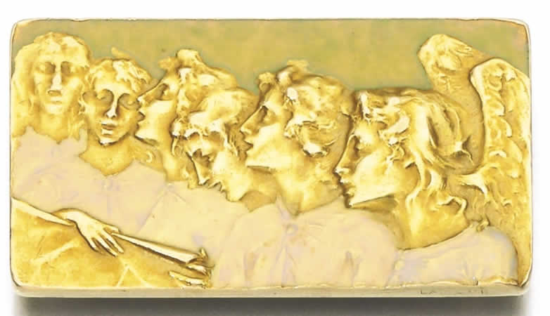 R. Lalique Singing Angels Brooch