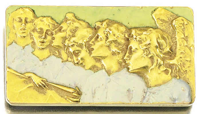 R. Lalique Singing Angels Brooch