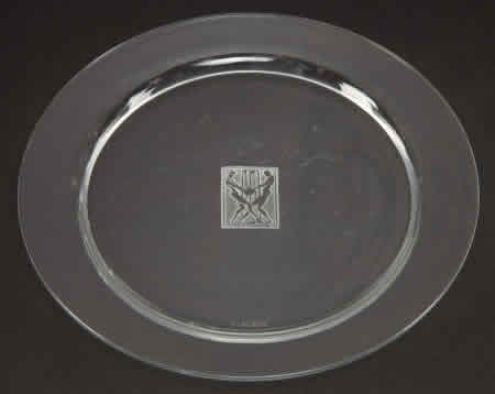 R. Lalique Strasbourg Plate