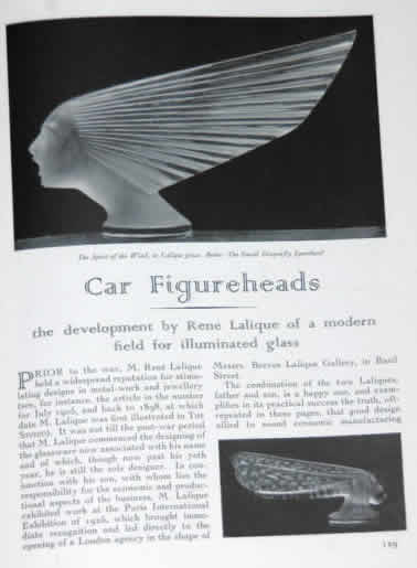 Rene Lalique The Studio February 1931 Magazine