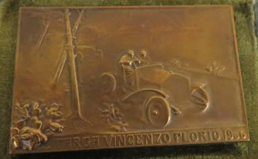 R. Lalique Targa Vincenzo Florio 1906 Plaque