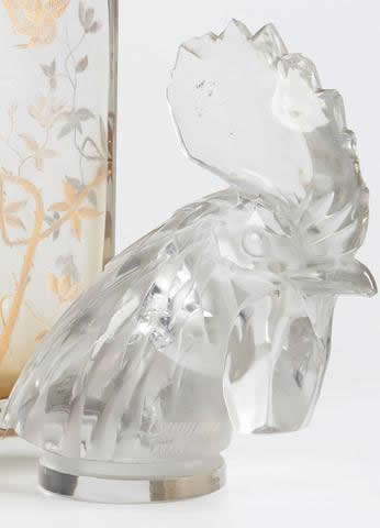 R. Lalique Tete De Coq Figurehead