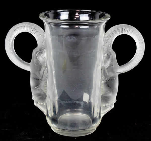 R. Lalique Thibet Vase