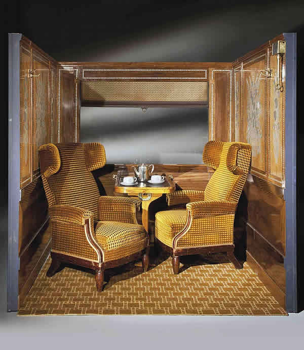 Rene Lalique La Compagnie des Wagons-Lits Pullman Salon Train Compartment