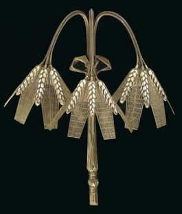R. Lalique Wheat Sconce