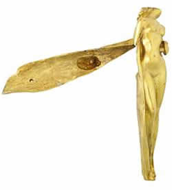 Rene Lalique Winged Nymph Cane Handle
