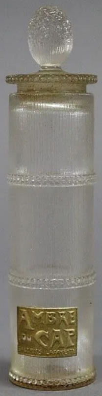 R. Lalique Ambre Du Cap Perfume Bottle