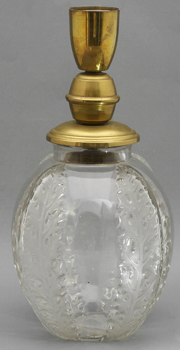R. Lalique Chardons Vase Lamp