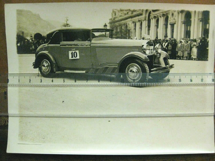 Rene Lalique Concours Elegance a Monaco 1931 Photograph