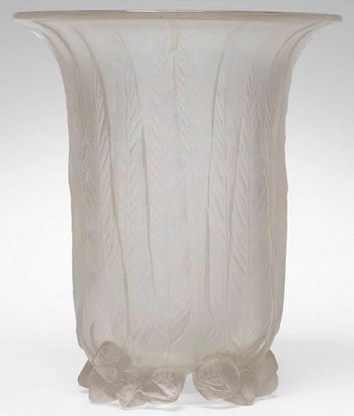 R. Lalique Eucalyptus Vase
