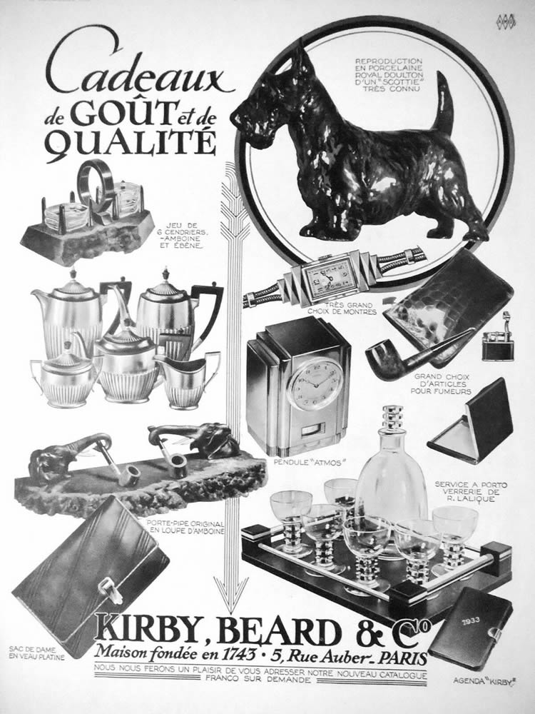 R. Lalique Kirby Beard And Co. 1932 Magazine Ad