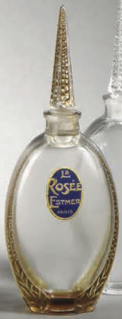 Rene Lalique La Rosee Perfume Bottle