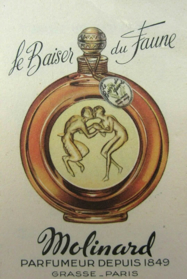 R. Lalique Le Baiser Du Faune Perfume Card