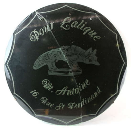 R. Lalique M. Antoine Sign
