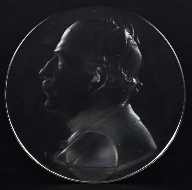 R. Lalique Marcellin Berthelot Medallion