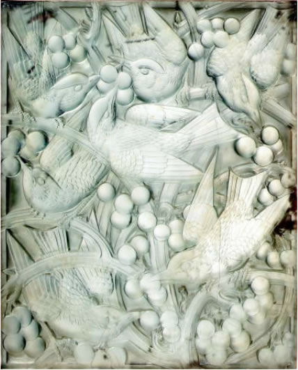 Rene Lalique Merles Et Raisins-1C Panel