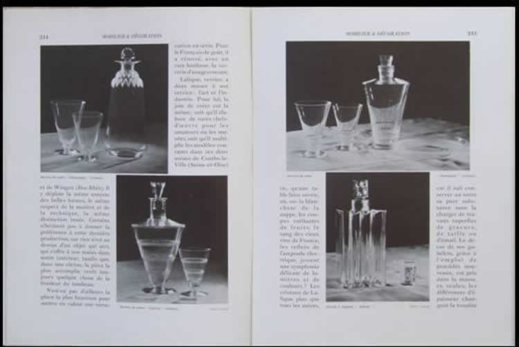 Rene Lalique Mobilier Et Decoration May 1932 Magazine