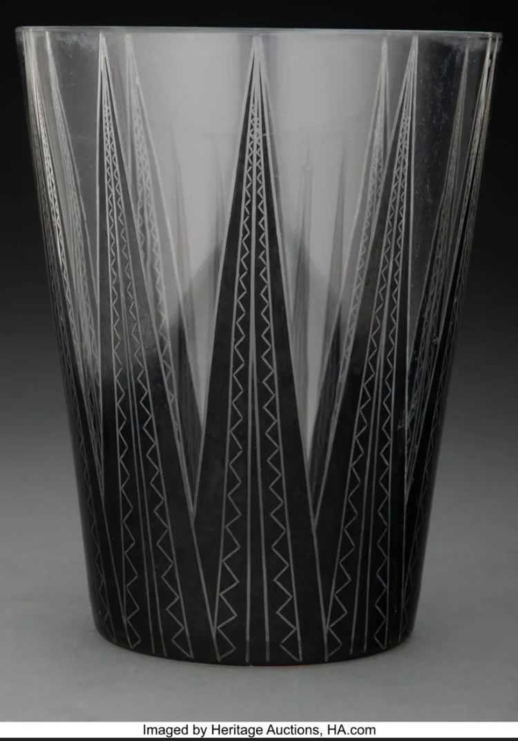 R. Lalique Nimroud Prototype Vase