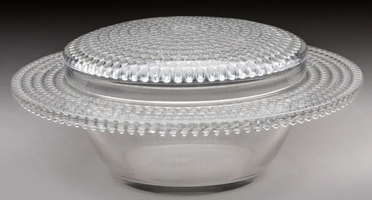 R. Lalique Nippon-4 Covered Bowl